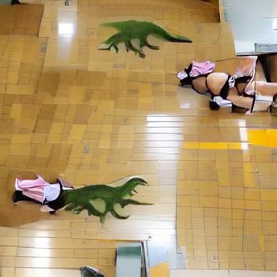 Japanese High School Girls who are also Dinosaurs