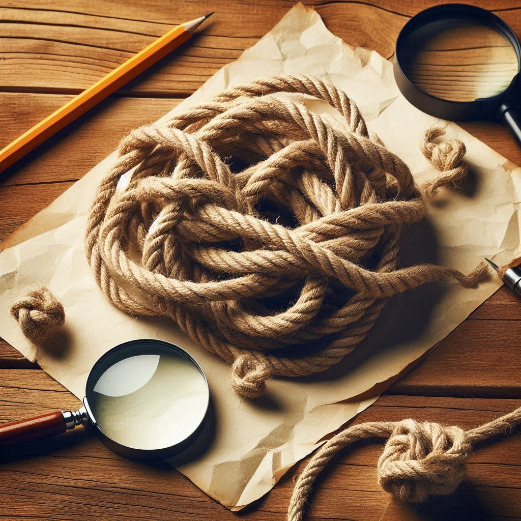 Know any good rope jokes? I'm a frayed knot. AI Generated Artwork