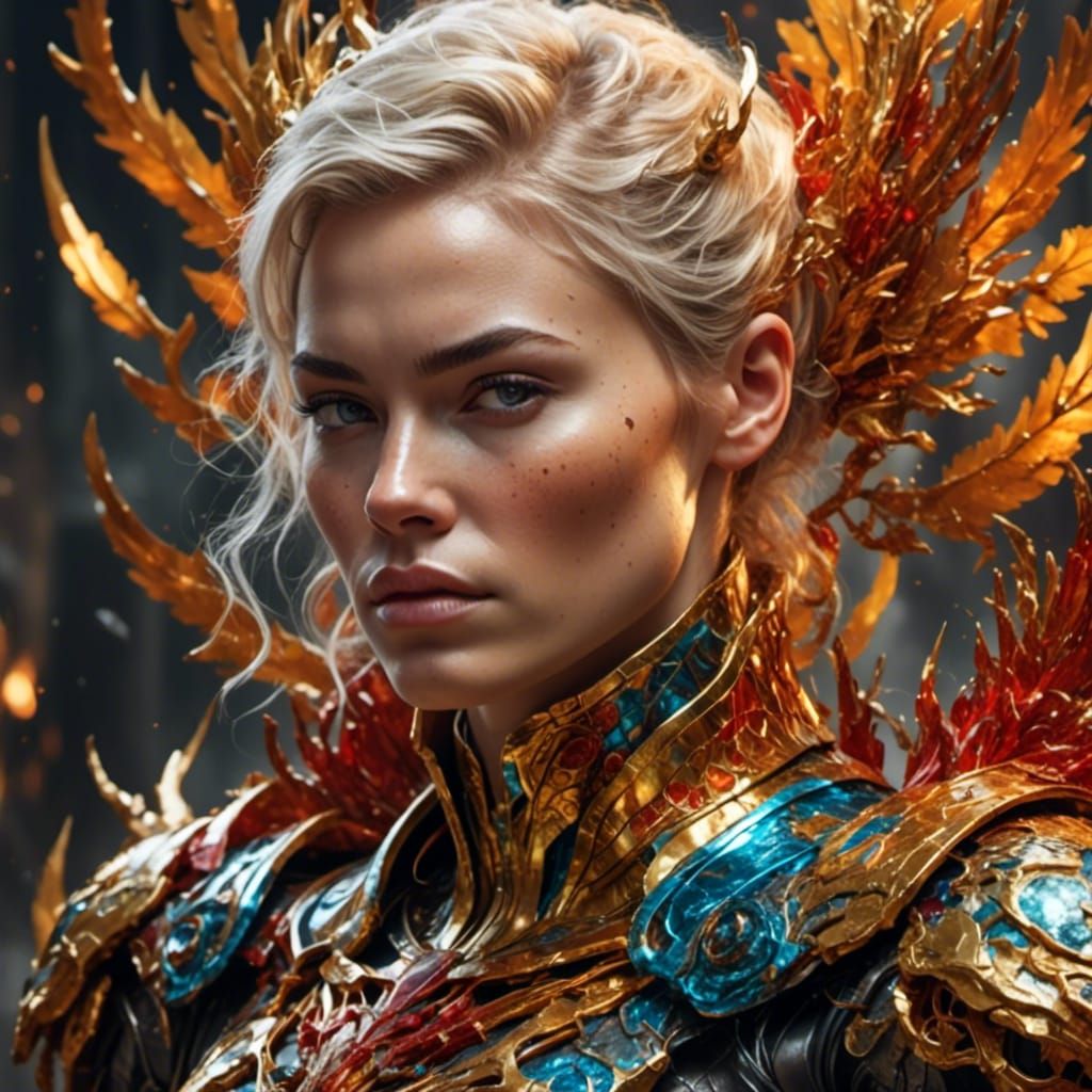 Goddess <lora:Detailed Armor:1.0> 