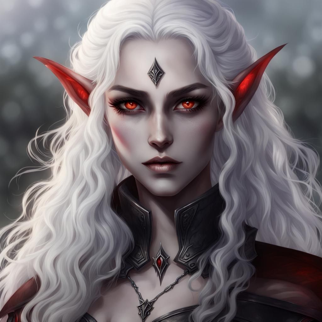 A dark elf vampire on a mission. - AI Generated Artwork - NightCafe Creator