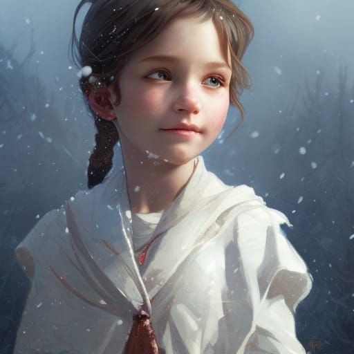 Kind im Schnee