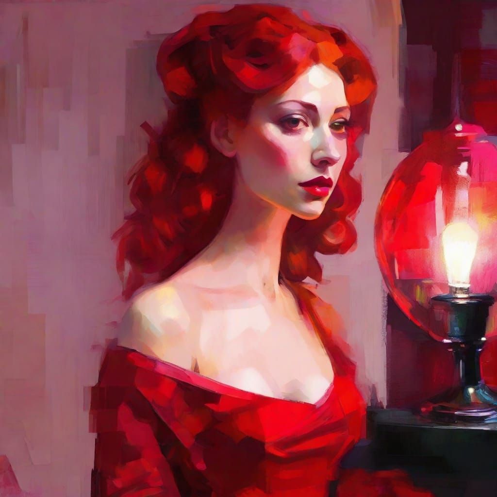 Lady in Red VI - Start Image 2