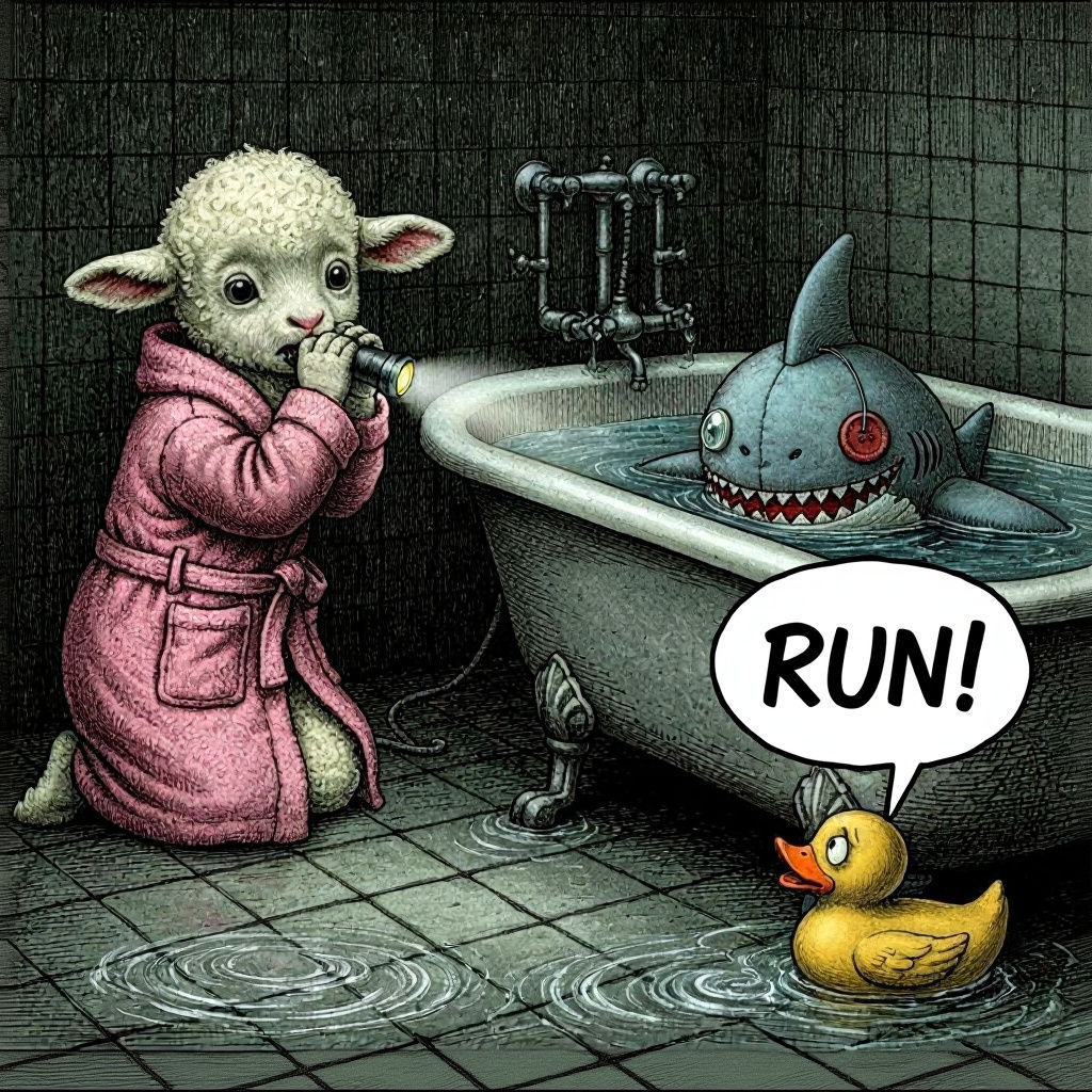 🎵 Evil Shark, doo, doo, doo, doo, doo, doo 🎶  by @The Nights Sky