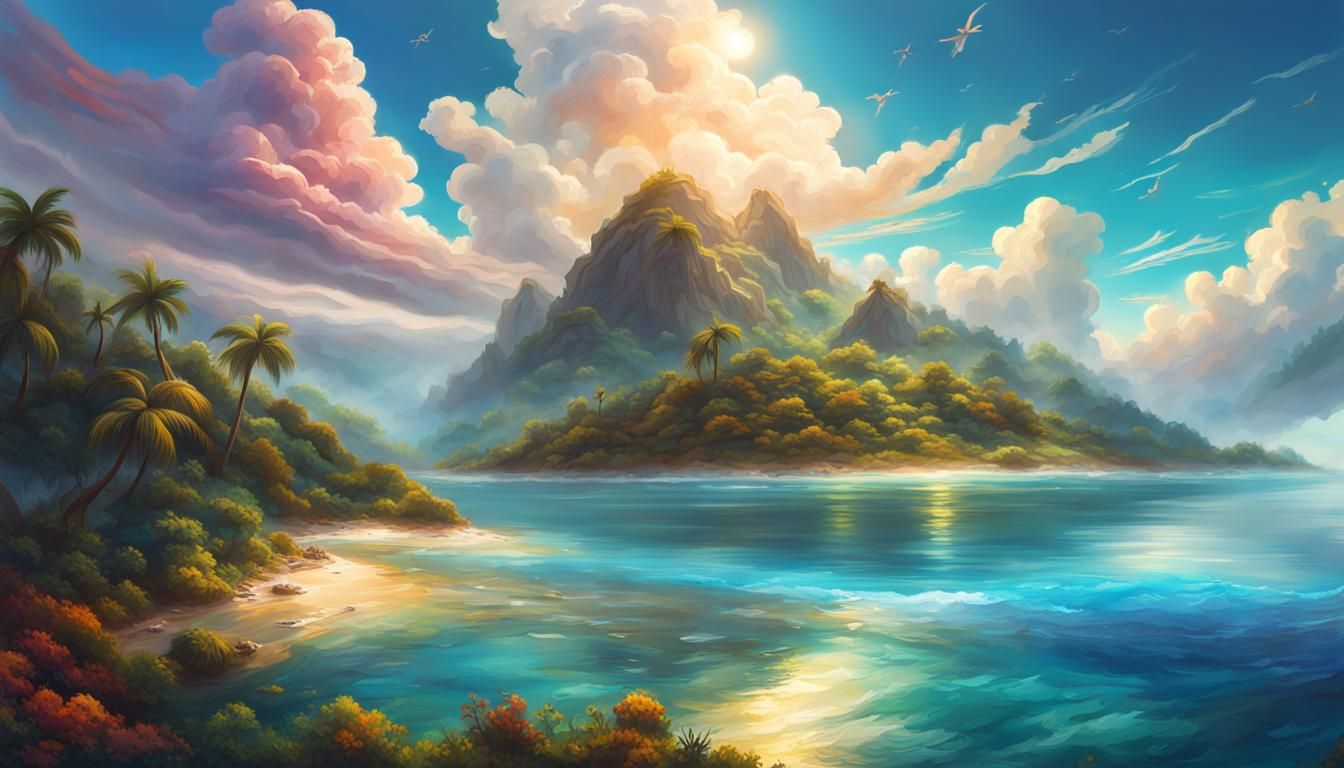 Island Oasis  by @ahumanwandering