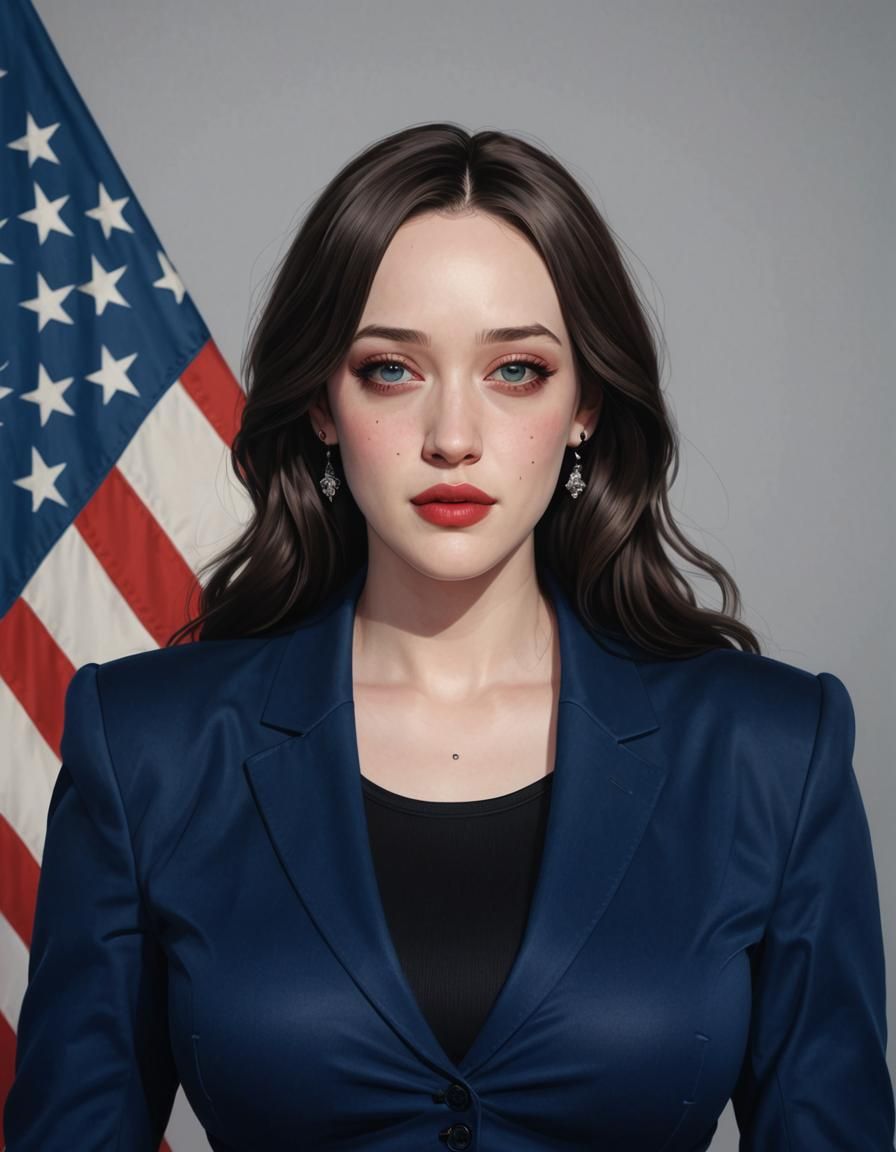 Kat Dennings wearing carhatt #2