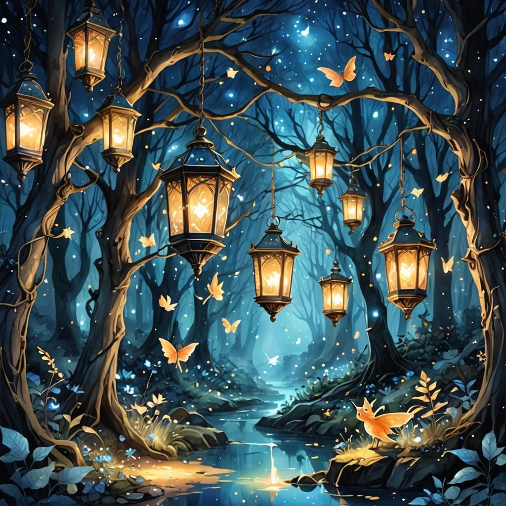 Lanterns   by @Crumble