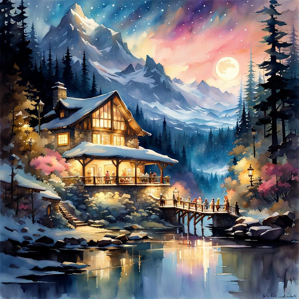 Mountain Lodge  by @CasaRosa