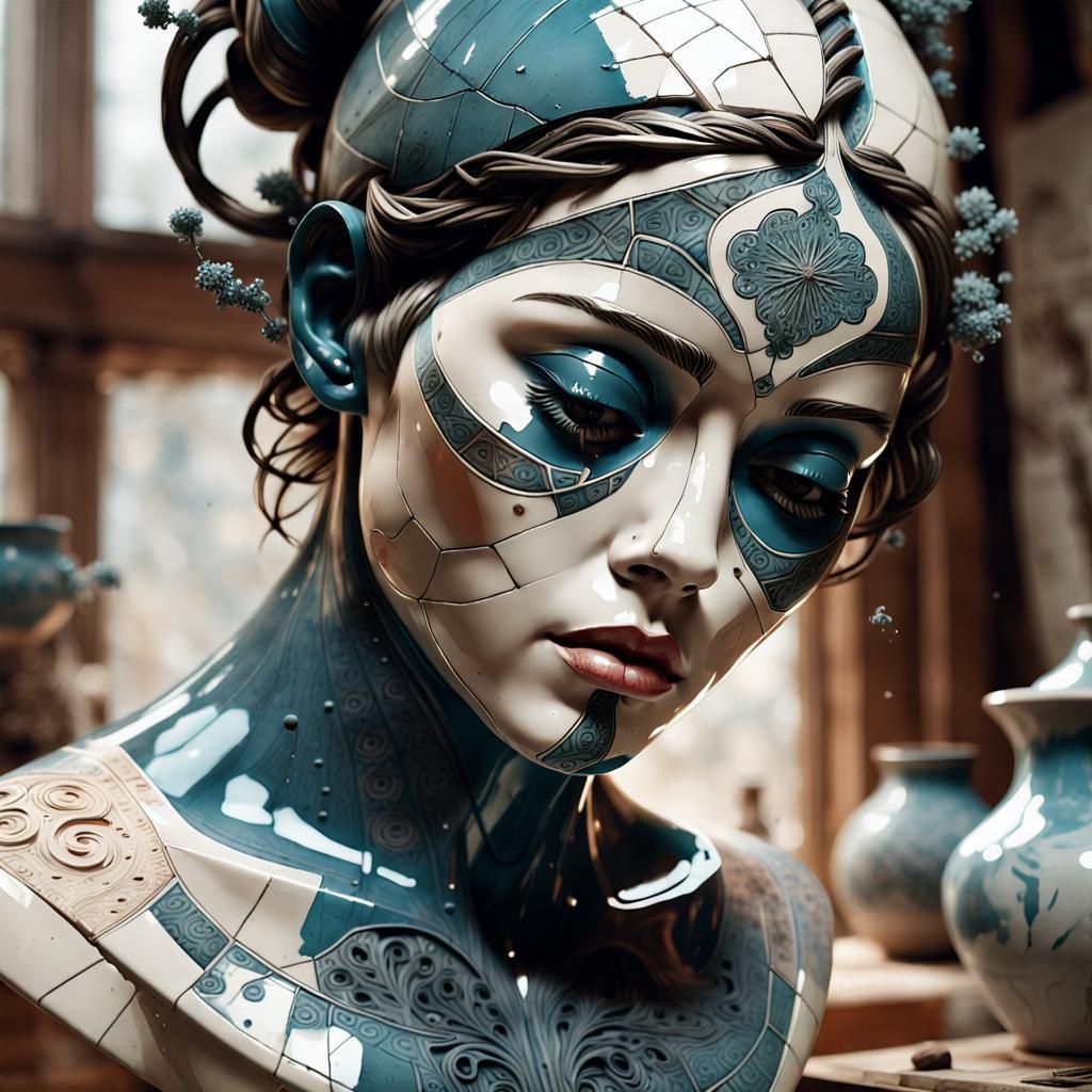 Face sculpture