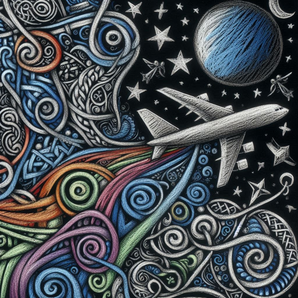 June Art Jam Images- plane