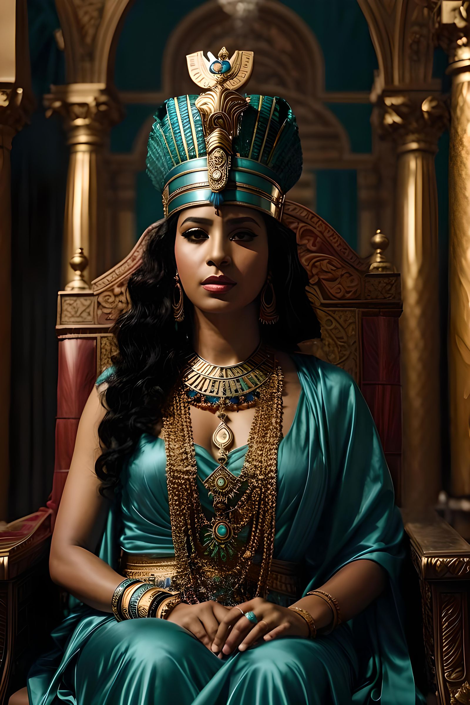 Beautiful Persian queen