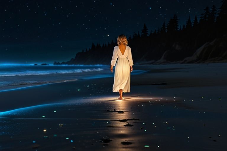 Bioluminescent Woman