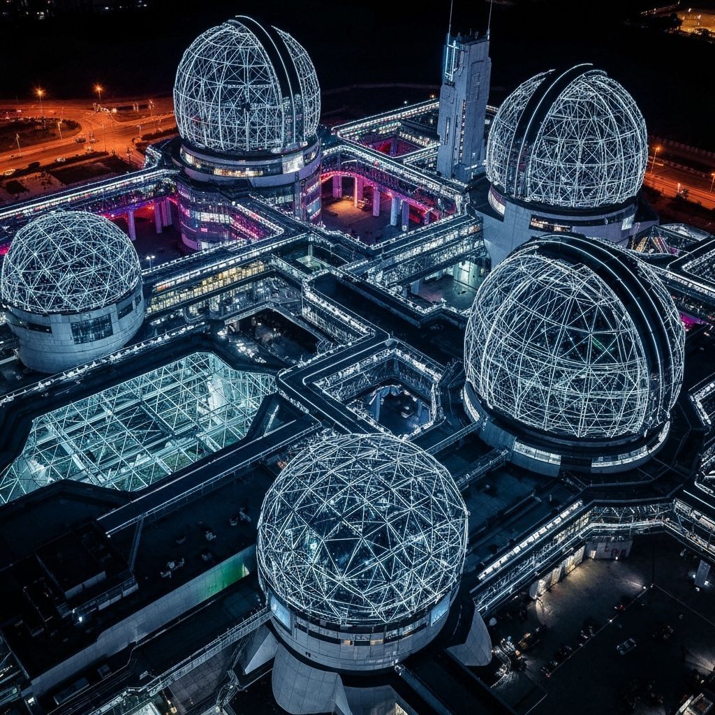 centre observatoire du Mont-Mégantic, Mont-Mégantic observatory center  by @vivi