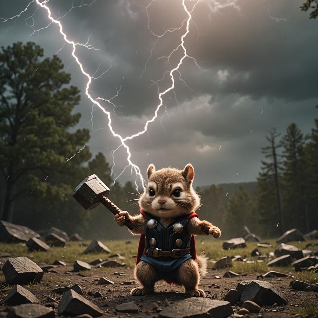 The God of Thunder - Here to make a little noise!   by @ZADR0