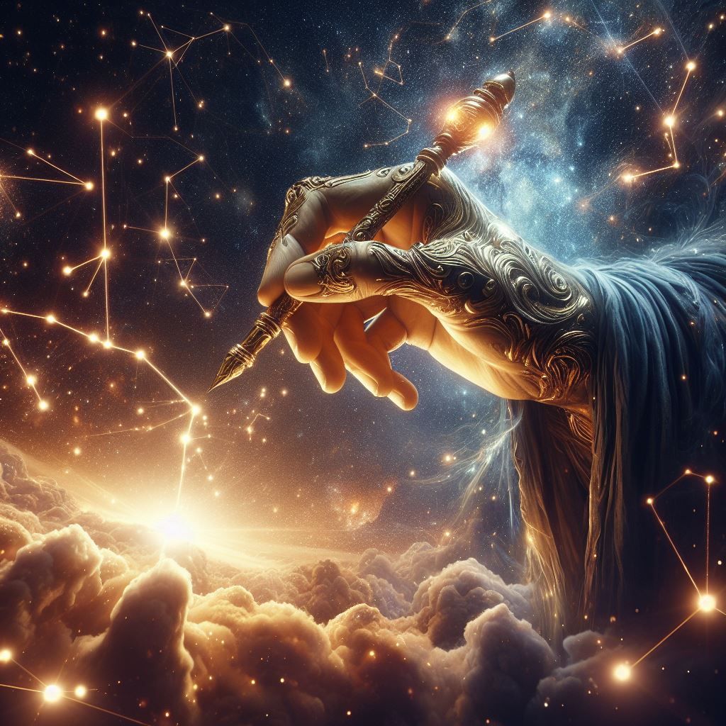 Drawing the constelations  by @BunnyFooFoo