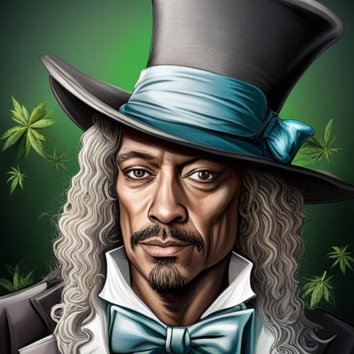 The Mad Hatter Snoop Dogg - AI Generated Artwork - NightCafe Creator