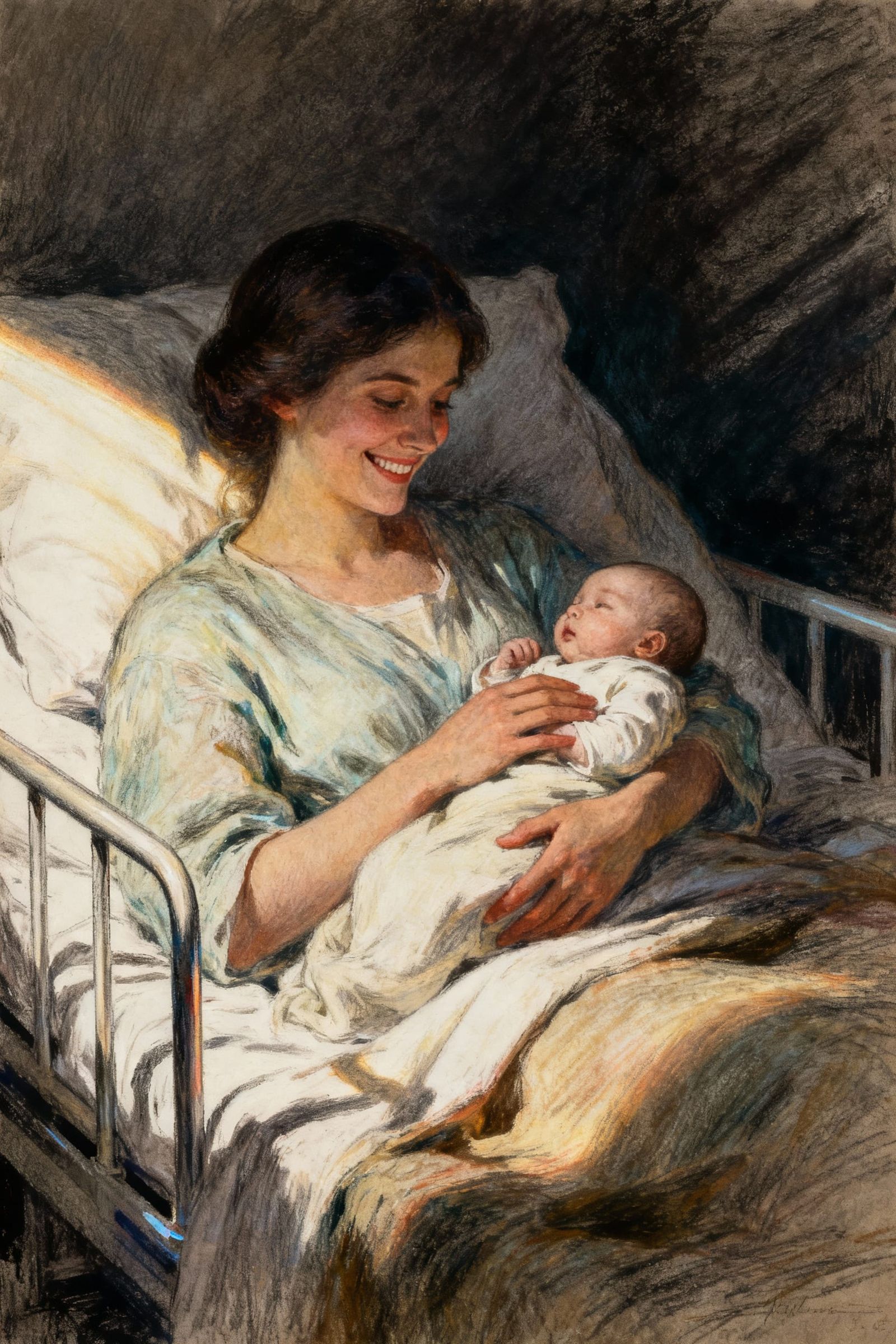 A Mother's Smile  by @Queen_Asha