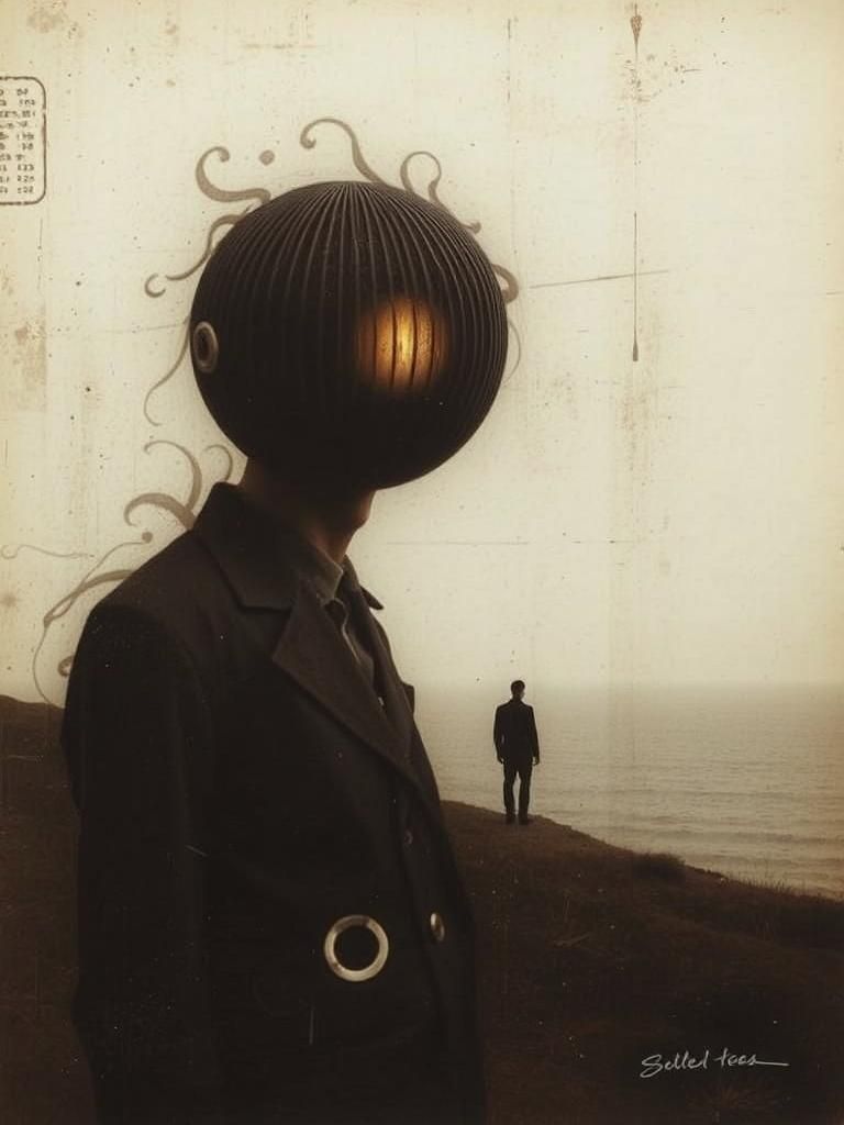 Surreal Man from Nowhere: A Dadaist Portrait