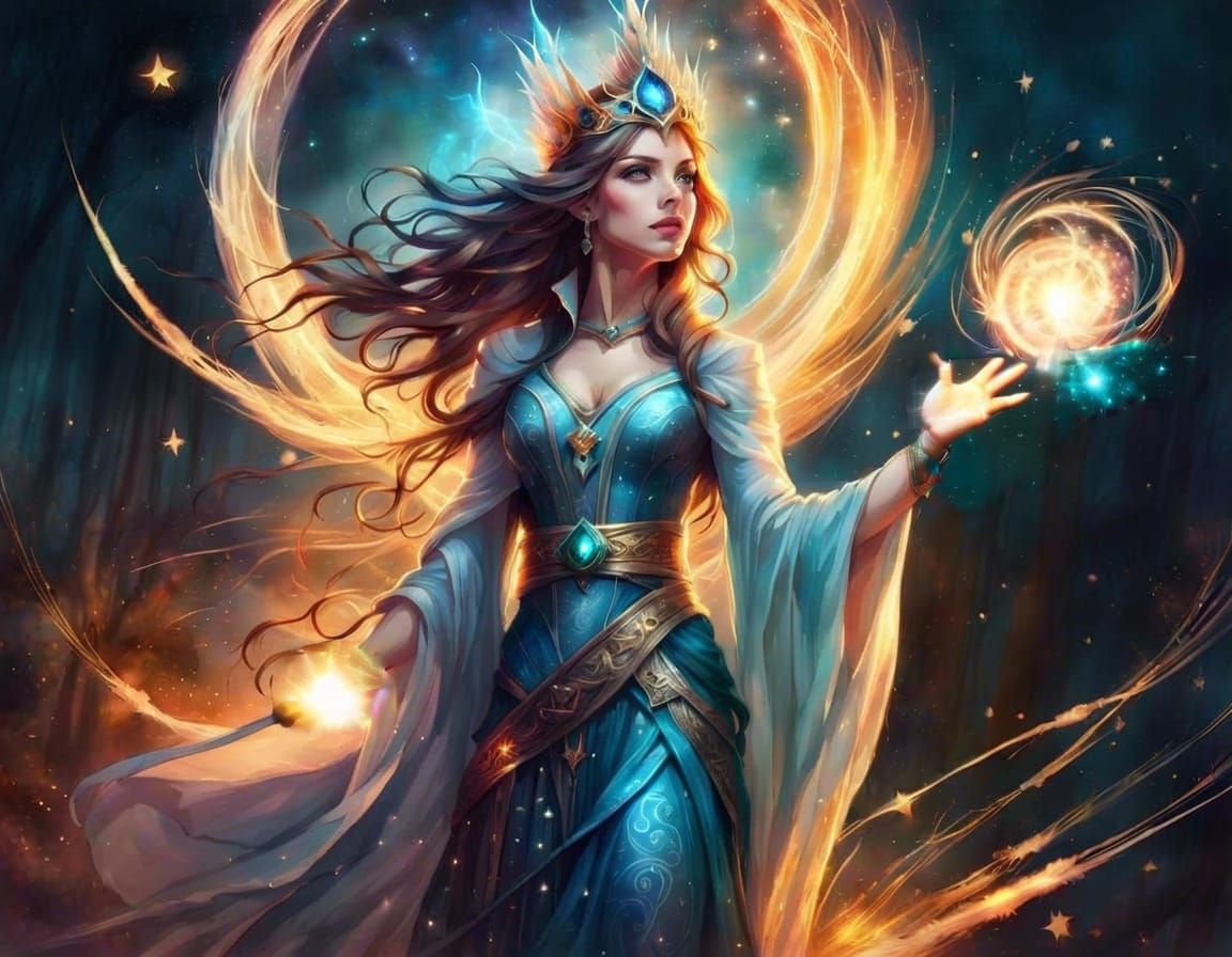 Wizard Queen - AI Generated Artwork - NightCafe Creator