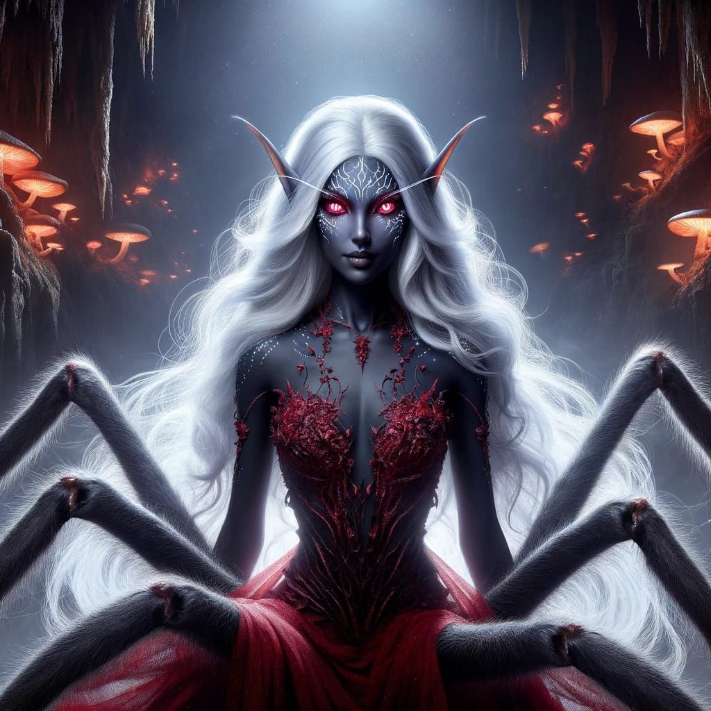 Lolth, Queen of Spiders, Goddess of the Drow