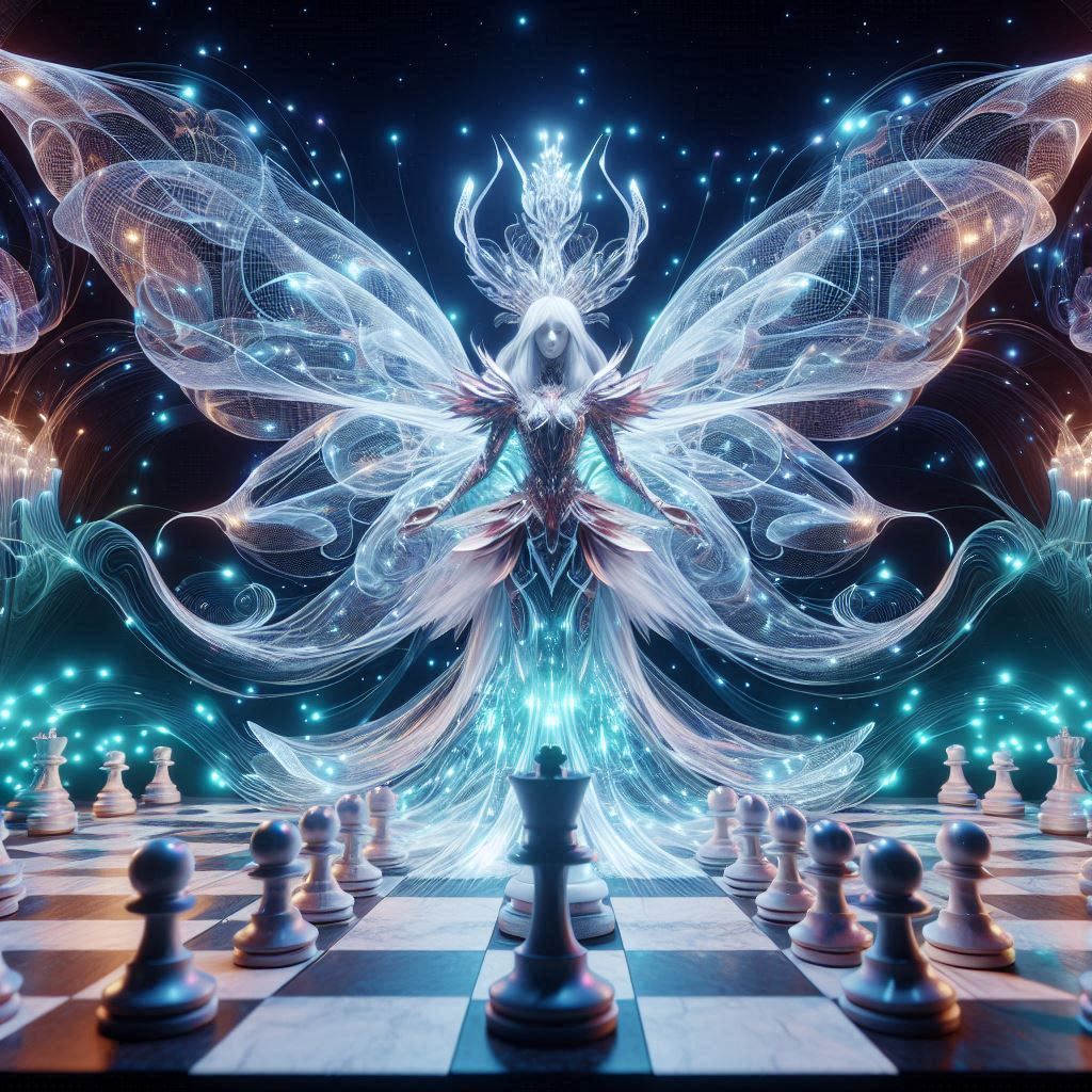 Futuristic cosmic Fairy Chess queen (3)