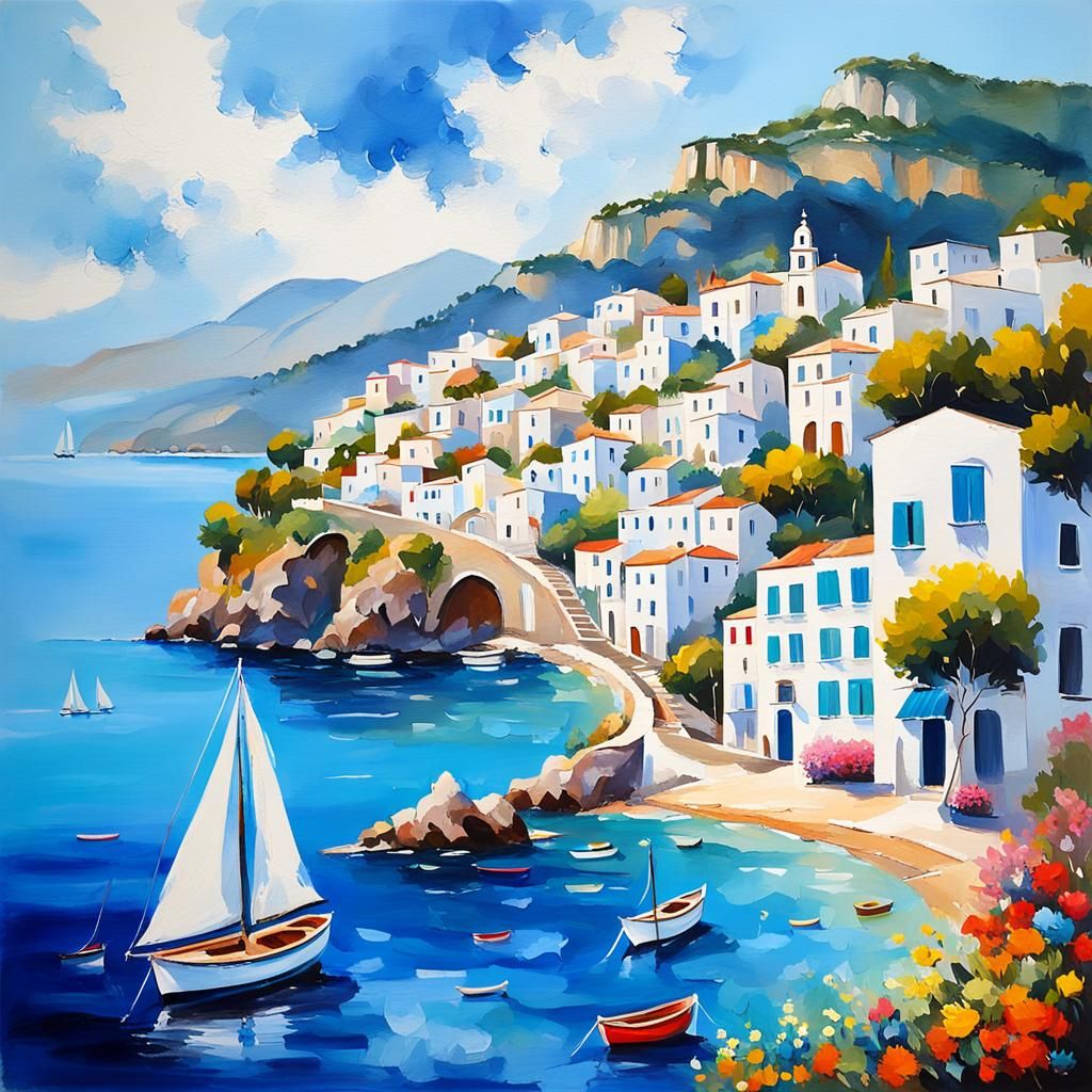 Greek Coastal landscape 