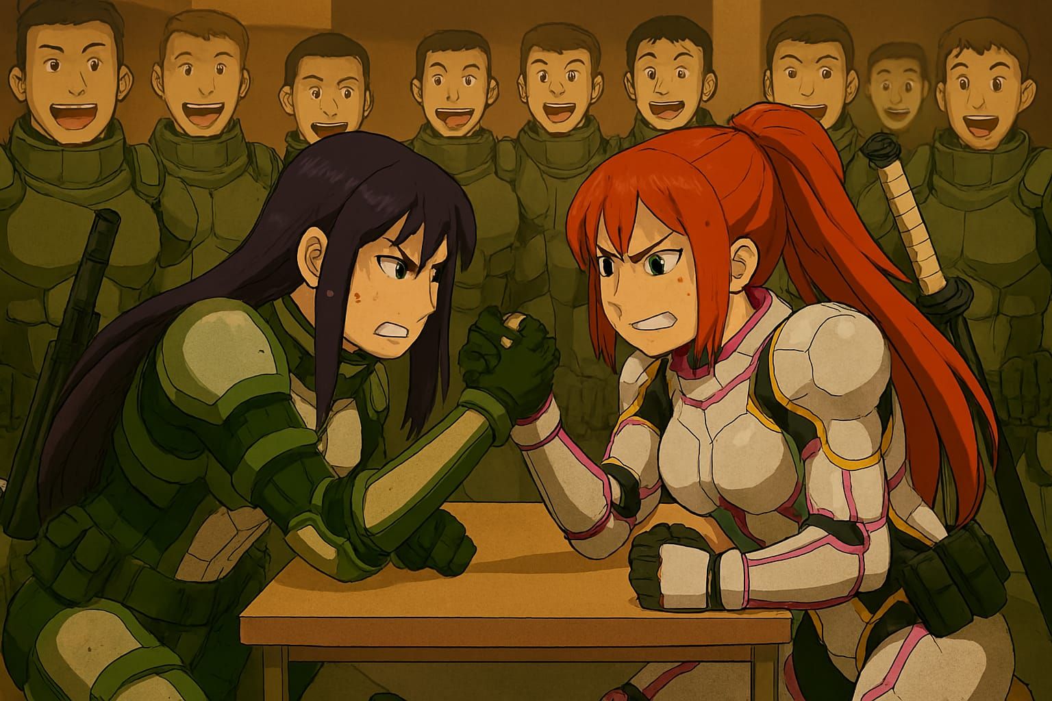 Akira Y. Takahashi "Arm-Wrestling with Celestia"