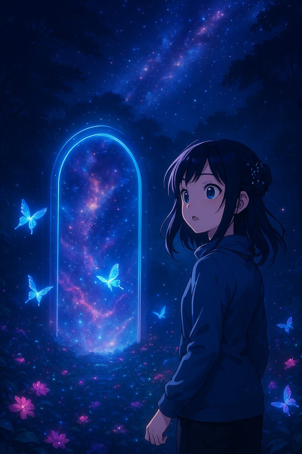 Enchanted Portal and Starry Night