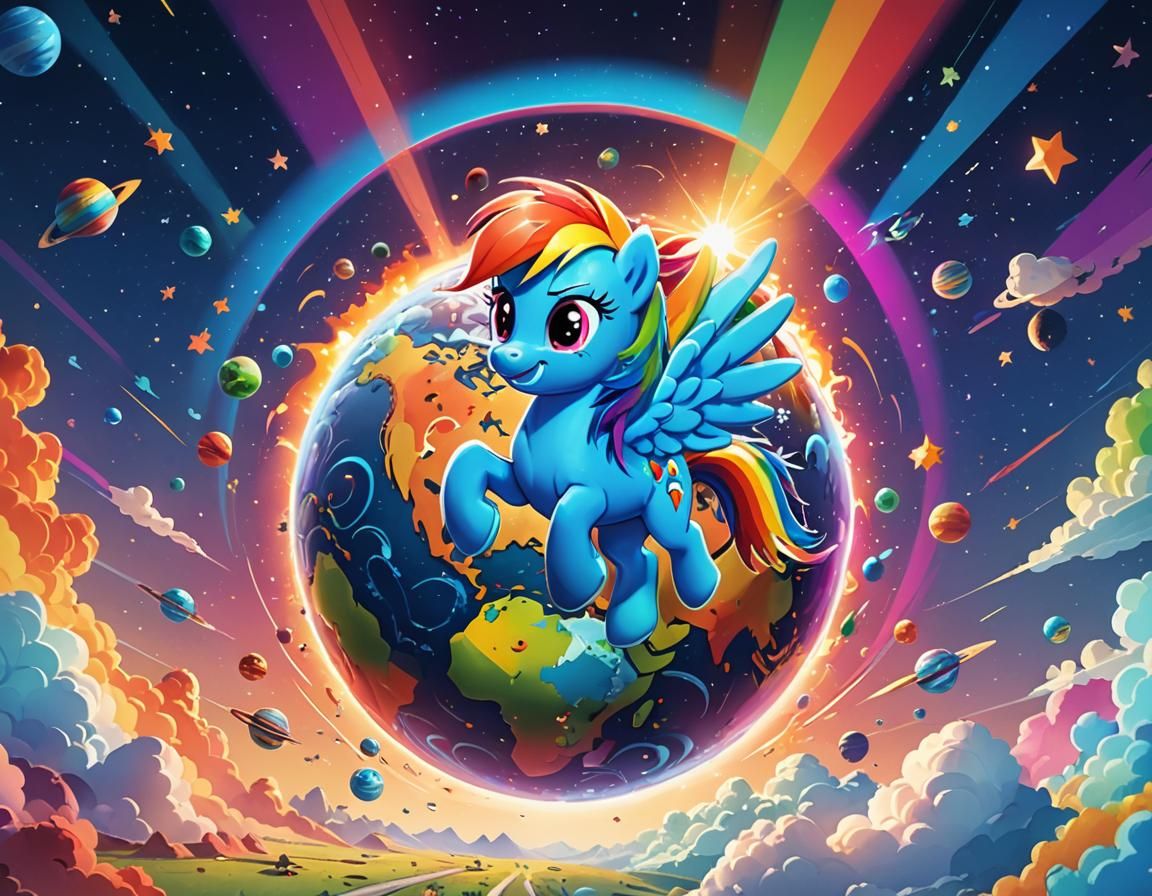 ecology flag for kids - children for the planet