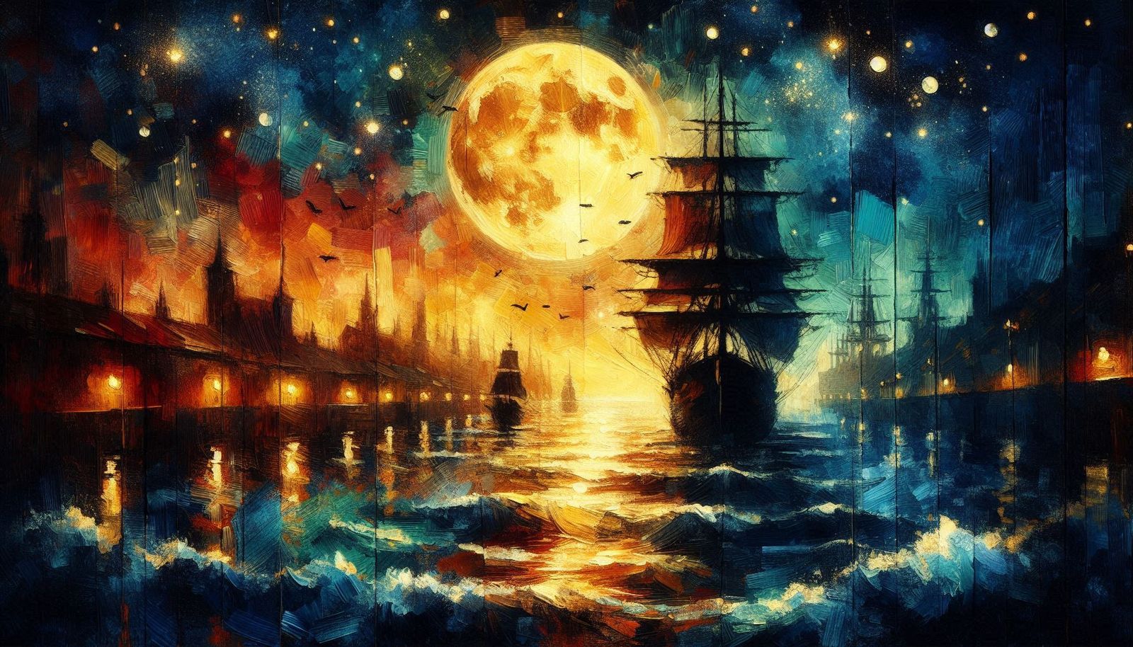 The silent harbor holds secrets of the past era.   by @Jiushu