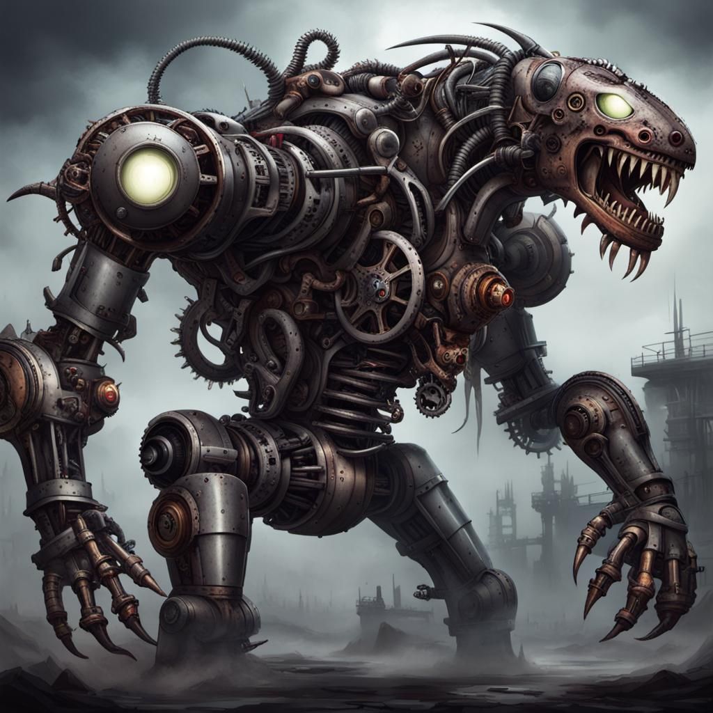 Mechanical Monster Nightmare (AKA The Swamp Walker)!!  by @Timmy Contraros