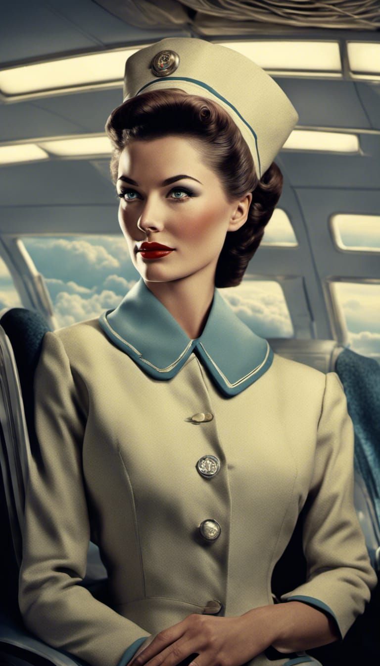 airline-stewardess-fashion-ai-generated-artwork-nightcafe-creator