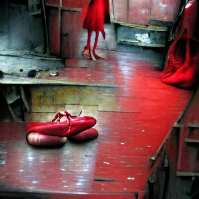 The red shoes