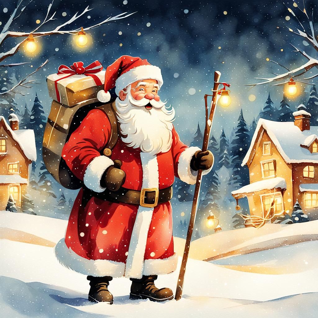 des cartes postales de vacances de Noel vintage   by @Abri 