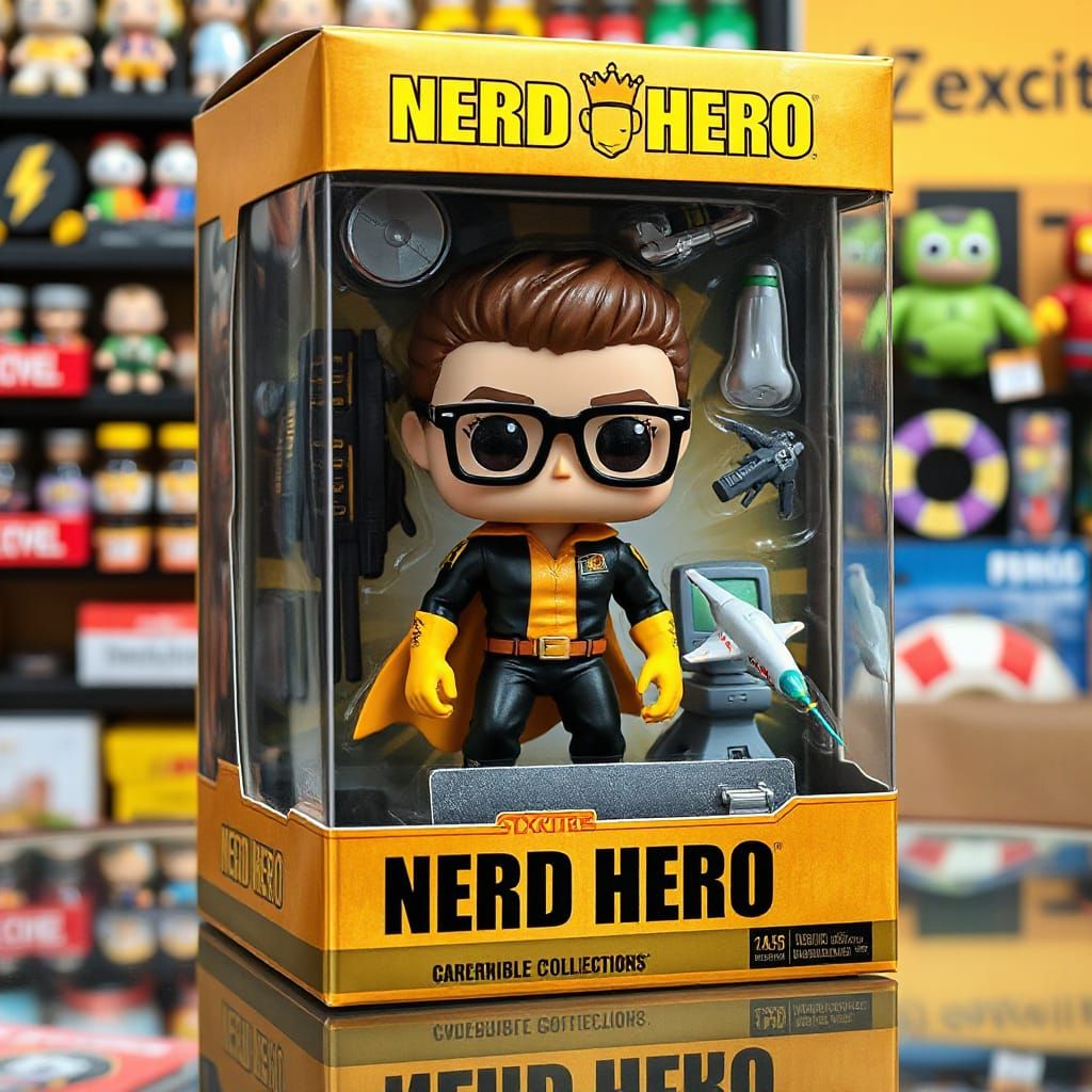 NERD HERO.  by @proofman