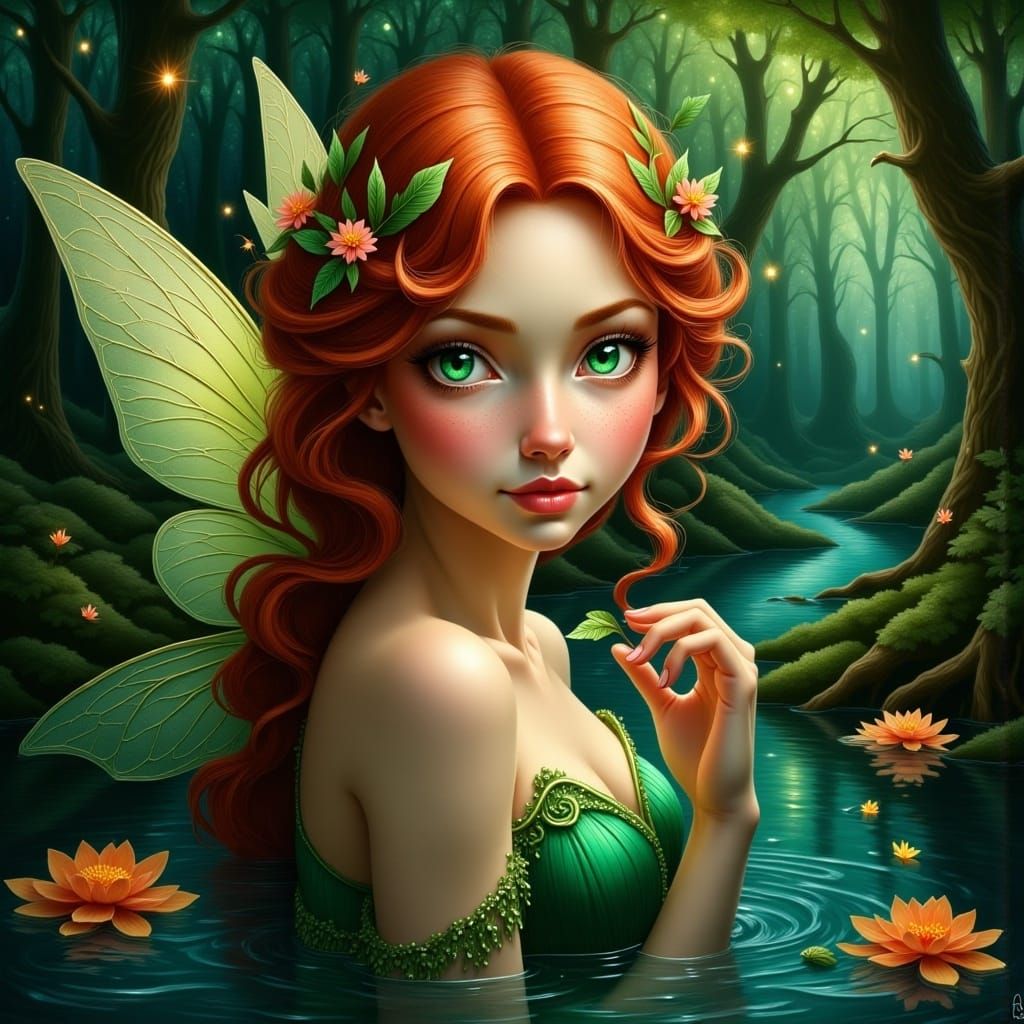 <lora:Fairy Flux:1.0>  