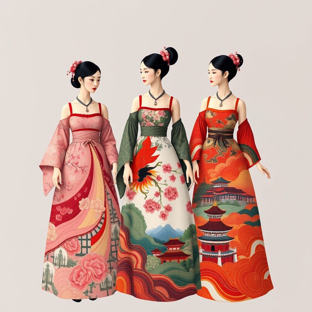 East Meets West: Sisters Unite in Traditional Harmony