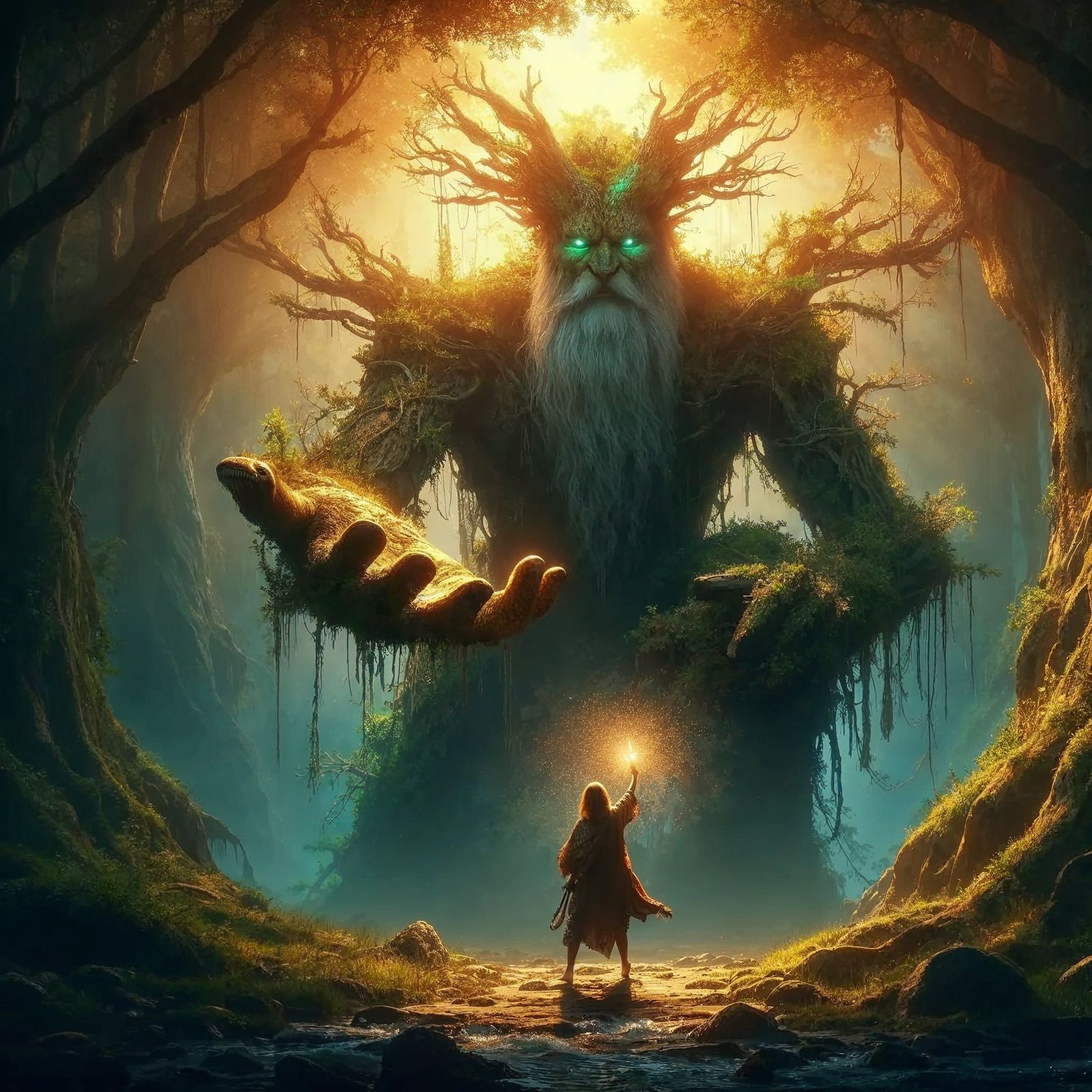 Meeting a God of Nature.