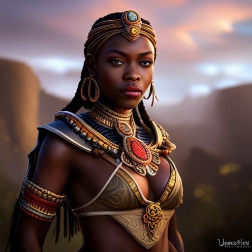 beautiful maiden from the kingdom of eswatini
