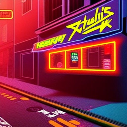 Neon corner store 2
