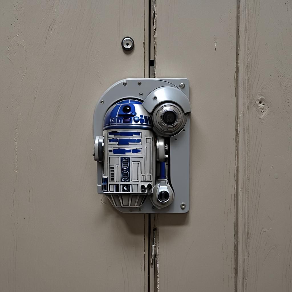 Star wars R2d2 hacking door lock