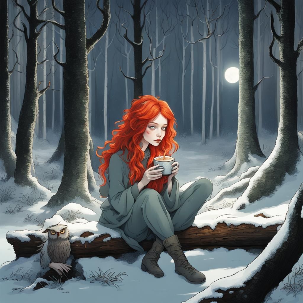 Snowy Sanctuary  by @Life Meets Fantasy