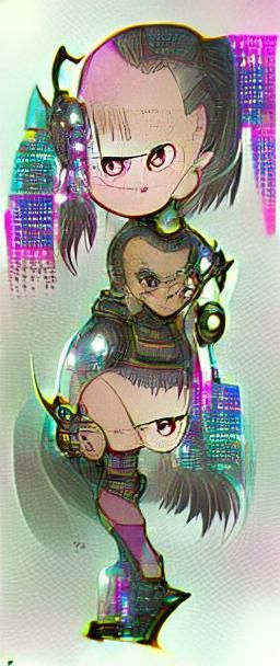 Cyberpunk mahou shoujo