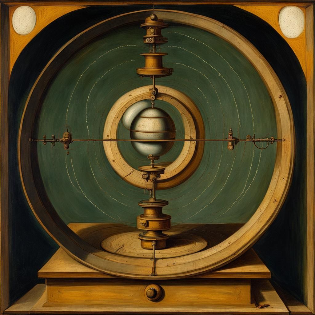 The magic lantern of Athanasius Kircher, oil painting on wooden panel ...