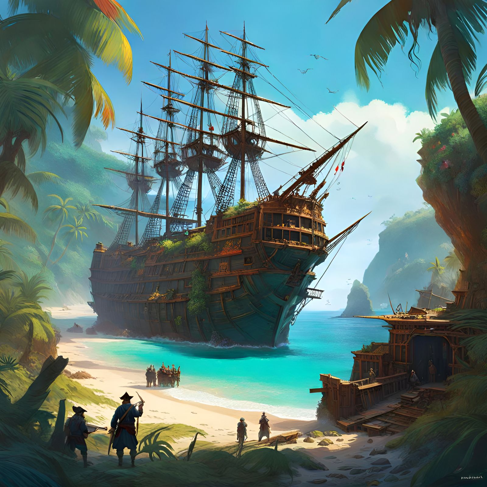 Smuggler's Cove  by @Stoop