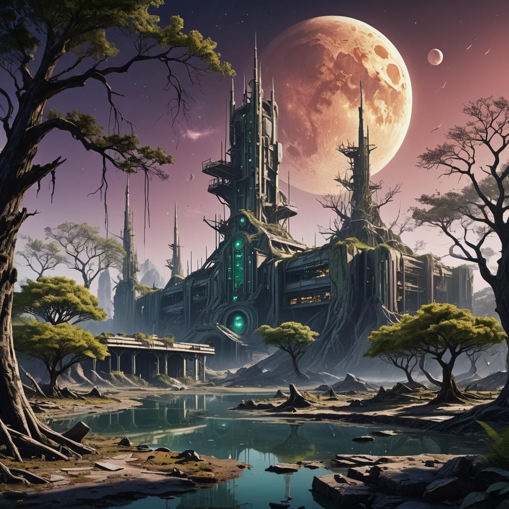 an abandoned research facility near mysterious ruins, which ...