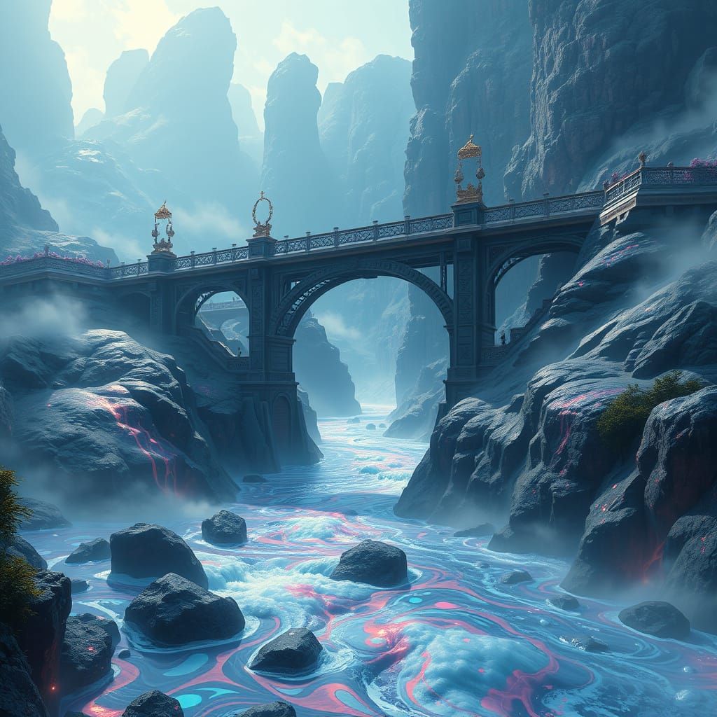 "Like a Bridge Over Troubled Water  by @See