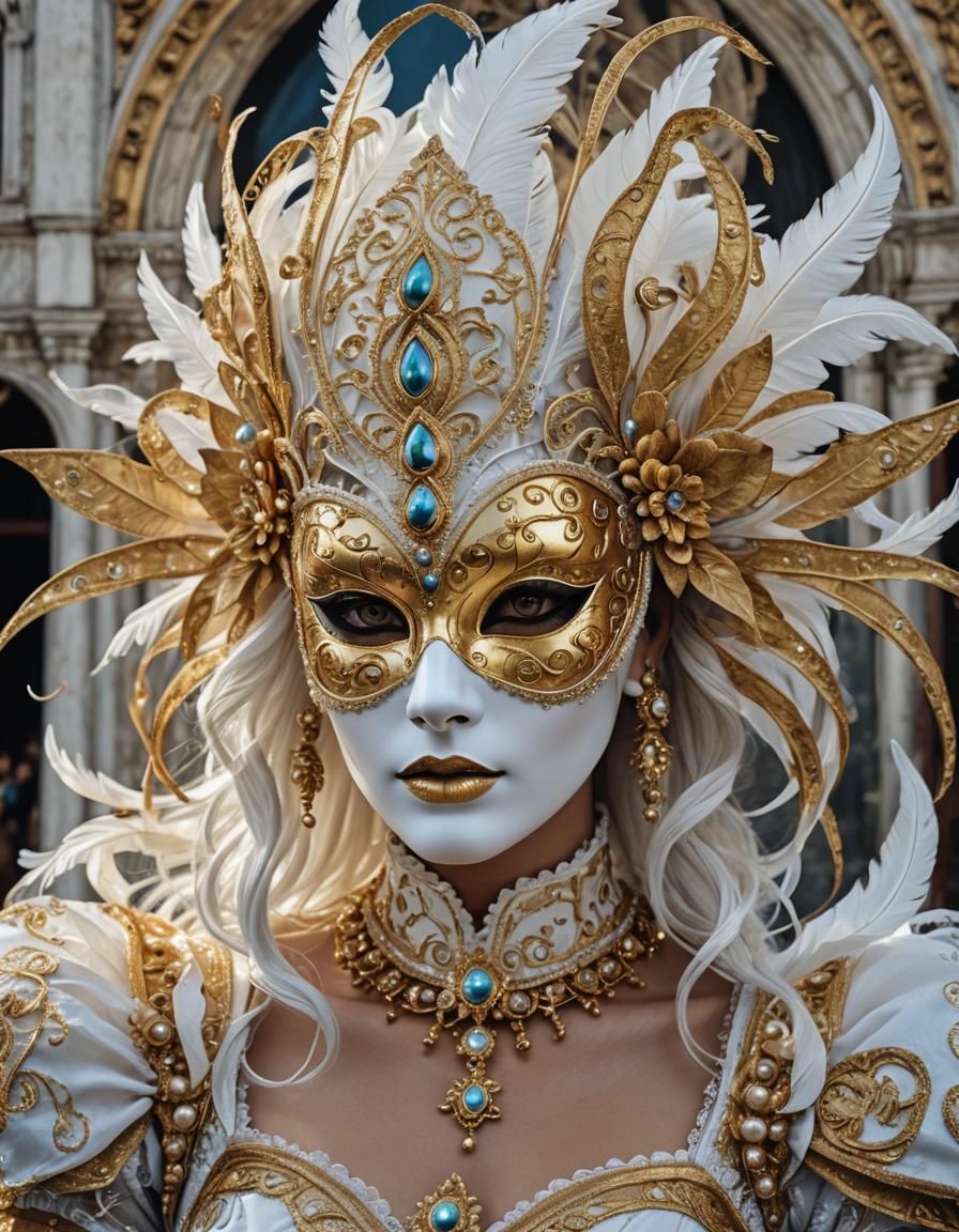 Venetian mask 🎭  by @Peppy Pixi