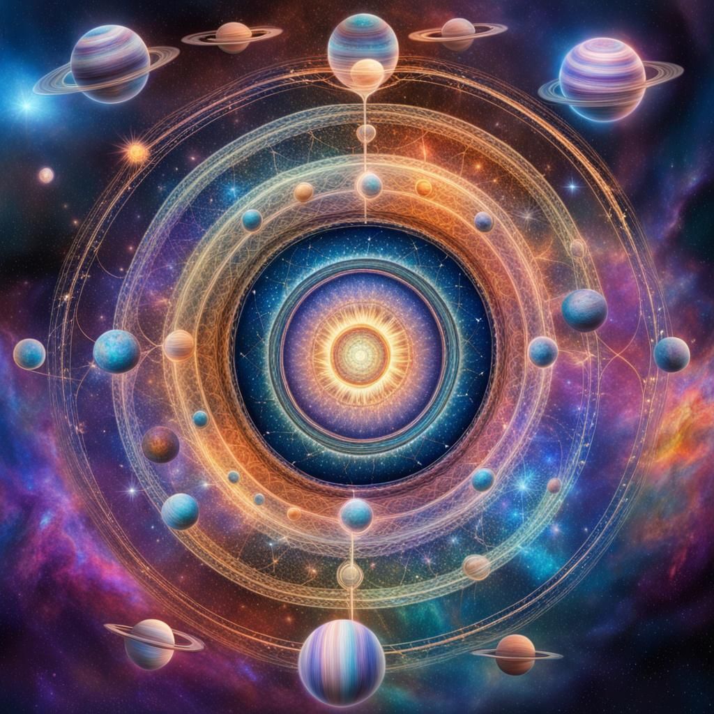 Spinning AI Generated Artwork NightCafe Creator