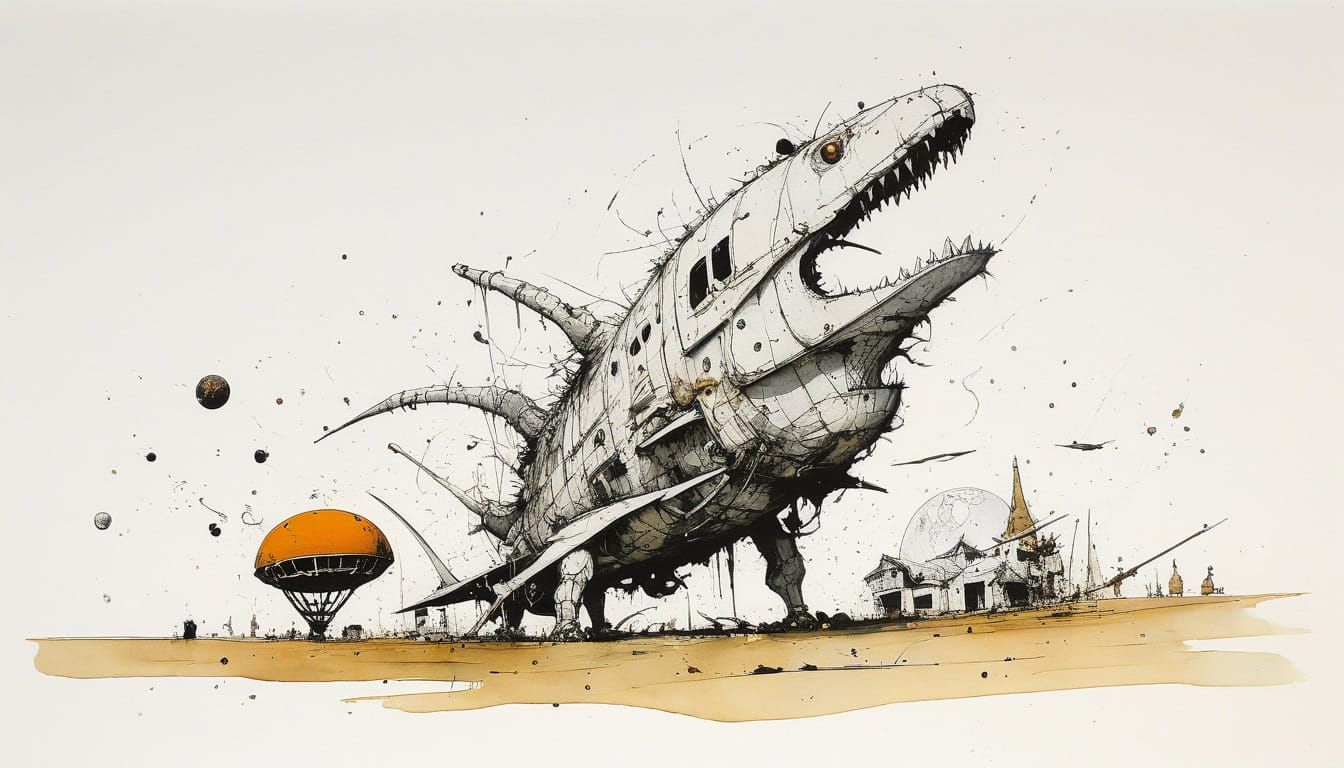 Ralph Steadman's Minimalist Surrealism
  by @Kindly Offer