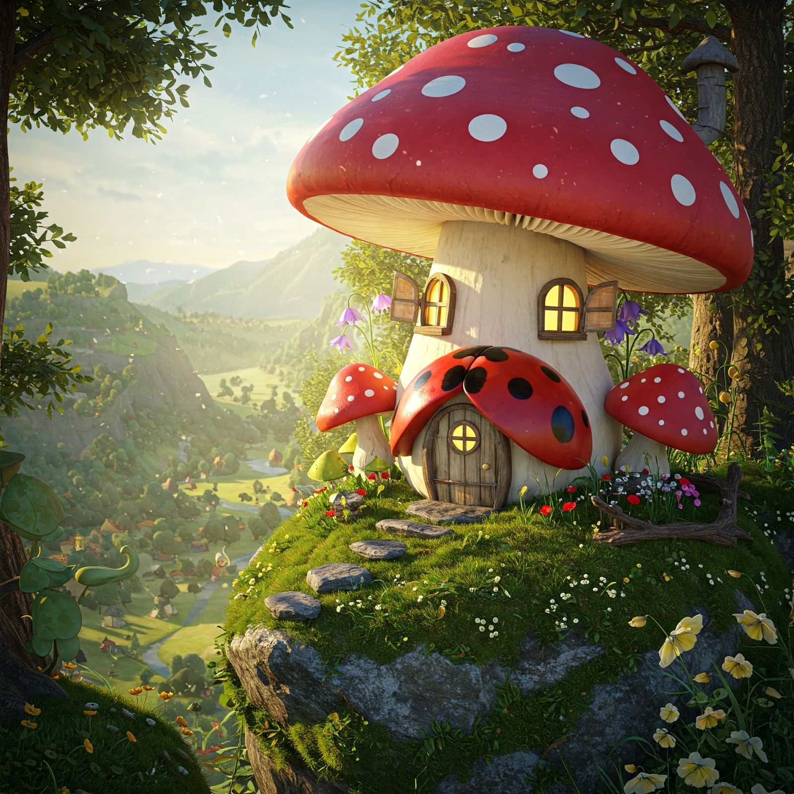 A 'shroom with a view 🍄 13